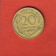 Frankreich 20 Centimes 1968