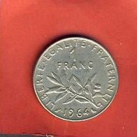 Frankreich 1 Franc 1964