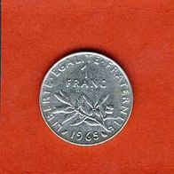 Frankreich 1 Franc 1965