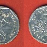 Frankreich 2 Francs 1981