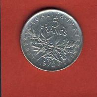 Frankreich 5 Francs 1970