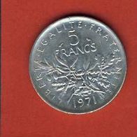 Frankreich 5 Francs 1971