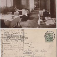 Berlin Haus Trarbach 1905 braune Foto Ansichtskarte Ahornzimmer beste Erhaltung