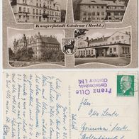 Güstrow Mecklenburg 1962 Mehrbildkarte mit Briefmarke Stempel Franz Otte Gartenbau