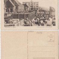 Sylt um 1918 Büttenpapier Kupfertiefdruck Miramar und Strandthalle