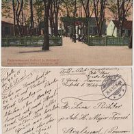 Wildpark 1915 Parkrestaurant Kuhfort Besitzer Johann Kempinski als Feldpost gelaufen
