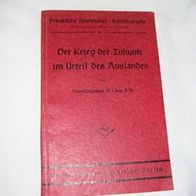 Krieg der Zukunft im Urteil des Auslandes, Preußisches Jahrbuch Nr. 28