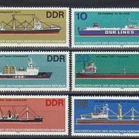 DDR 2709-2714 (Hochseeschiffe) postfrisch