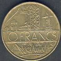 Frankreich 10 Francs 1975