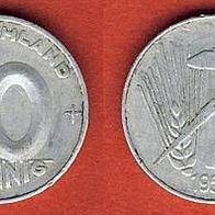 DDR 10 Pfennig. 1952.E.