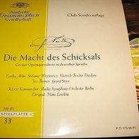 Verdi - Die Macht des Schicksals - Querschn. ´64 Mono Lp, Löwlein,