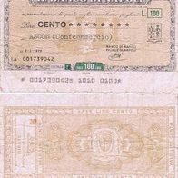 100 Lire Banco di Napoli 1976 - Italia Italien ##362