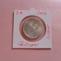 Portugal 2004 8 Euro Silber Gedenkmünze