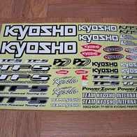Kyosho TF-5 Dekorbogen / Decals 30822-DC01, TFD-01, neu !!!!!!!!!!!!!!!!!!!!!!!!!!!!!