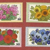 Bund 1976 Blumen Postfrisch Mi.904 - 907. kompl.