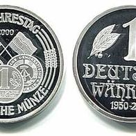 Medaille "50 Jahrestag Dt. Münze" 2000 PP ##61