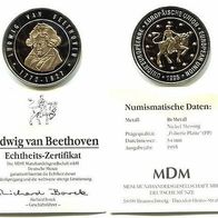 Medaille "Ludwig van Beethoven" Bi-Metall ##57