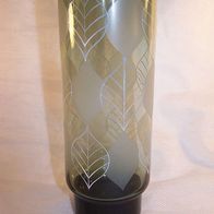 Handbemalte Glas-Vase, 50 / 60er J. * *