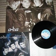 A-Ha - Stay on these roads- Lp + Poster - Topzustand !