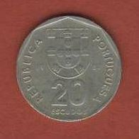 Portugal 20 Escudos 1987