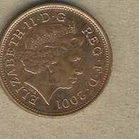 Großbritannien 2 Pence 2001