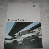 VW Transporter (12/2003) Prospekt