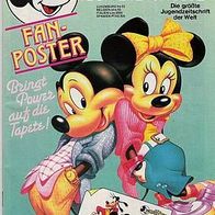 Micky Maus Nr.29/1987 Verlag Ehapa mit Poster