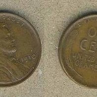 USA 1 Cent 1910.