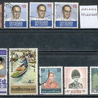 Briefmarken Ceylon - Sri Lanke - Malaysia - Thailand