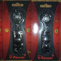 4 Ferrari Schlüsselanhänger Shell V-Power in OVP