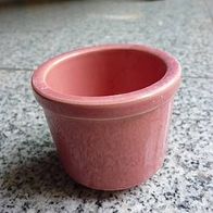 Mini Übertopf Keramik glasiert rosa
