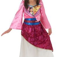 Gr 3-8 Jahre S,M,L Mulan Shimmer Disney Prinzessinnen Rubies 3889217 