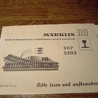 Märklin Anleitung elektrische Weiche 5117/5202