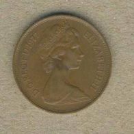 Großbritannien 2 New Pence 1977
