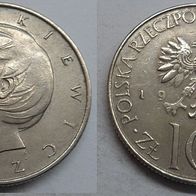 Polen 10 Zlotych 1975 "Adam Mickiewicz" ## Kof6