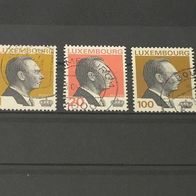 Luxemburg, MNr.1334,1336,1337, gestempelt