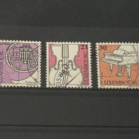 Luxemburg, MNr.1499,1501,1502, gestempelt