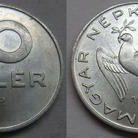 Ungarn 10 Filler 1975 ## S20