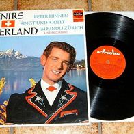PETER HINNEN 12" LP Souvenirs From Switzerland deutsche Ariola 60er Jahre