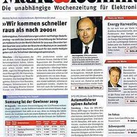 Markt &Technik 49/2009 (4.12.2009): Energy Harvesting