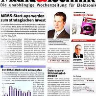 Markt&Technik 4/2011: MEMS-Start-ups + Quarterly 1/2011