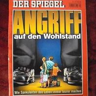 Der Spiegel Nr. 24/ 2008 "Angriff auf den Wohlstand"