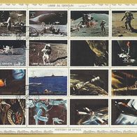 Umm al Qiwain 1972 Raumfahrt Bogen Mi.-Nr. 1194-1210 gest. (2774)