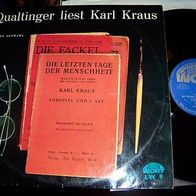 Helmut Qualtinger liest Karl Kraus Literatur Lp Erstaufl. - rar !!