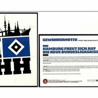 2 x Freecard (Prospektkarte) : HSV - Hamburg freut sich auf die neue Saison