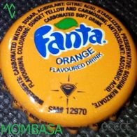 Fanta Orange soda limo Kronkorken Kronenkorken aus Mombasa KENYA Kenia Ost-Afrika