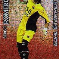 Champions League 09/10 Romero AZ Alkmaar Sonderkarte GOAL Stopper