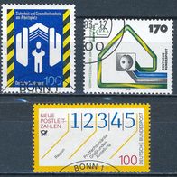 1648 1649 1659 gestempelt Stecvkdose, Emblem, Postleitzahlen Bund 1993