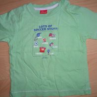 S. Oliver Baby Tshirt Motiv - Gr. 74 Grün Süß