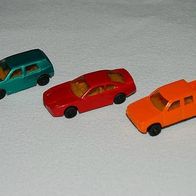 H0 Autos Golf 3, BMW 850, Caddy